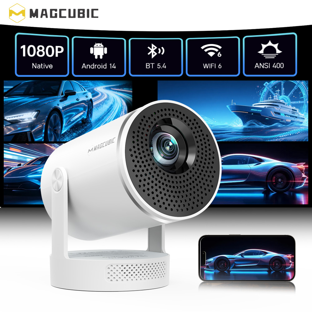 Home Cinema Focal - جهاز عرض ماجكيوبيك 8K طراز HY320Pro-A،