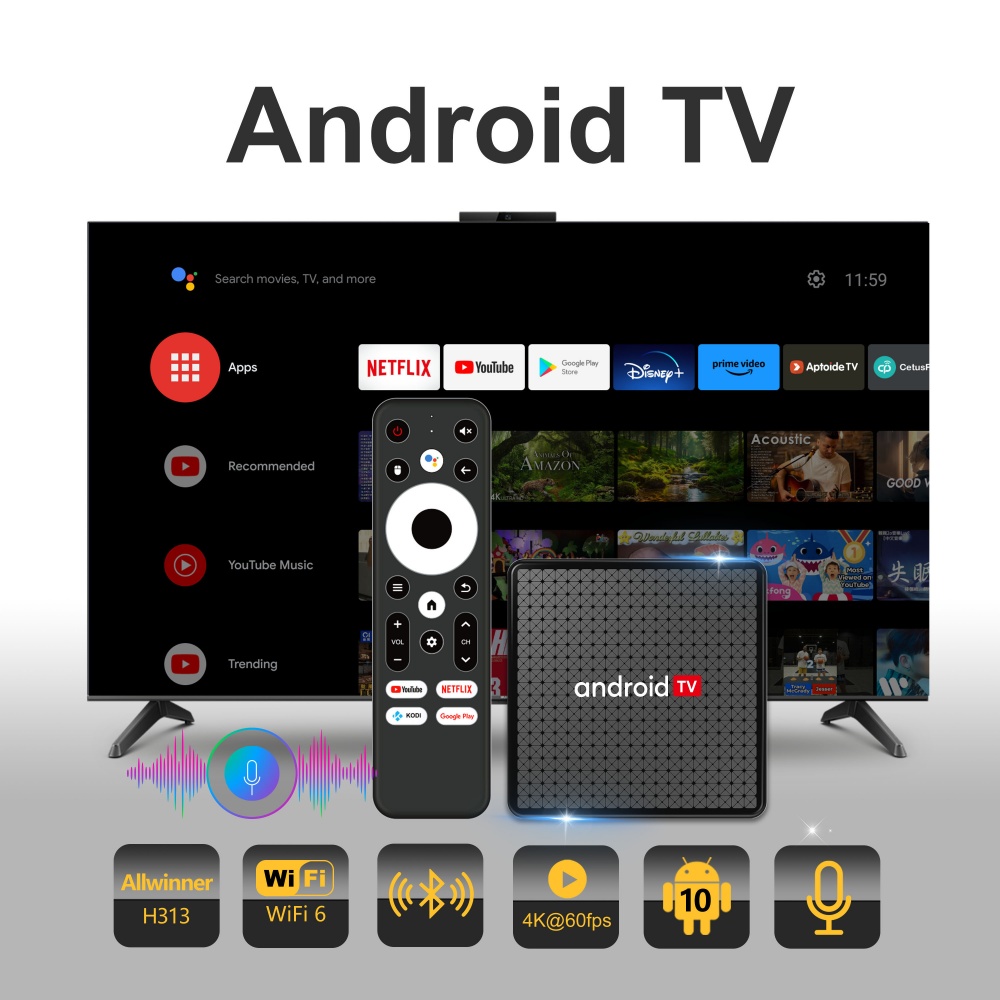 Home Cinema Media Player - جهاز استقبال تلفزيوني Wudung X5 بنظام
