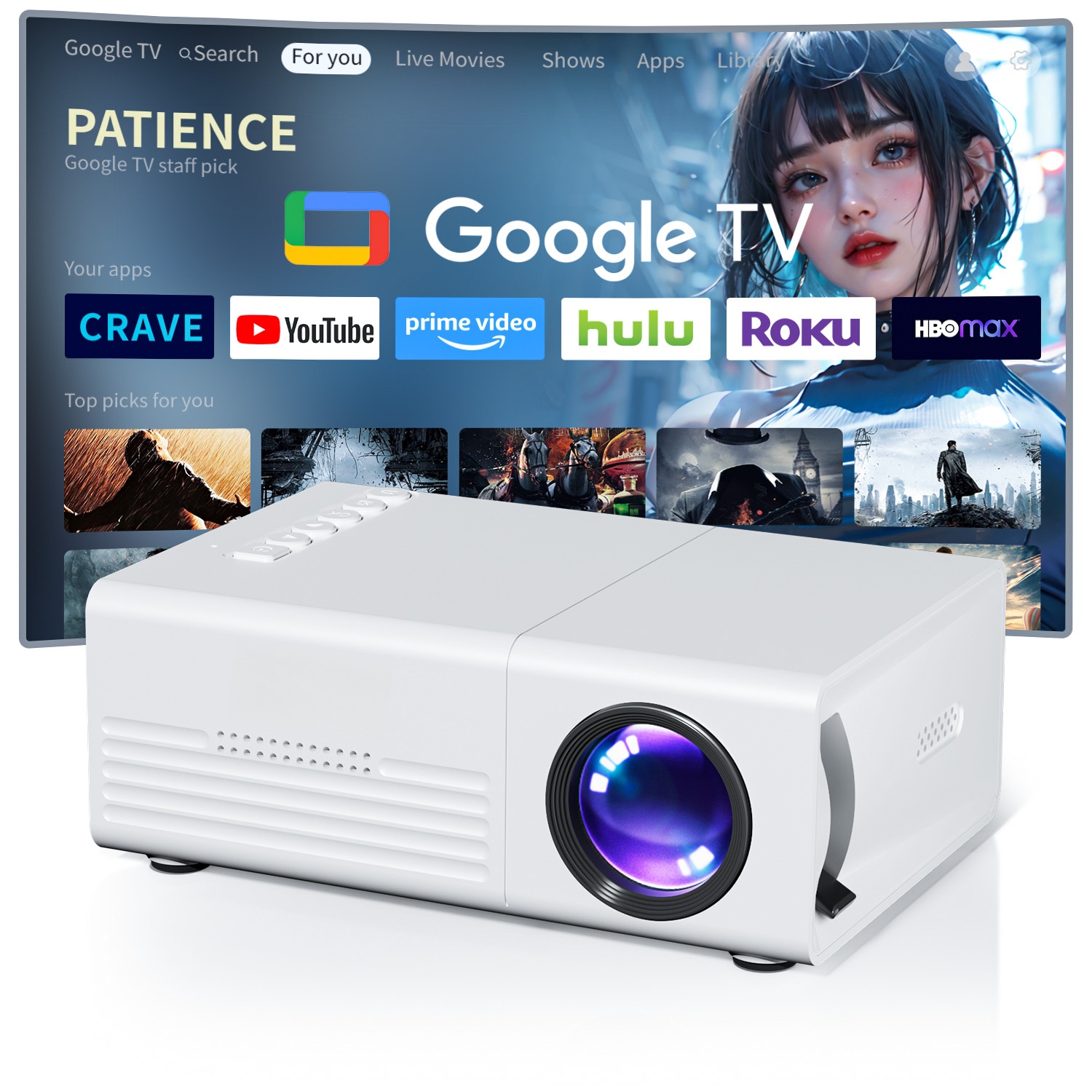 Home Cinema Media Player - جهاز عرض ميني بشاشة TFT LCD