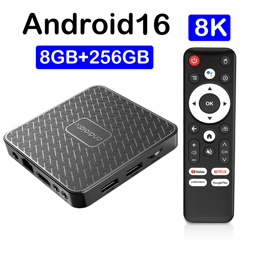 Home Cinema Media Player - جهاز تلفزيون ذكي T8S 8K بنظام