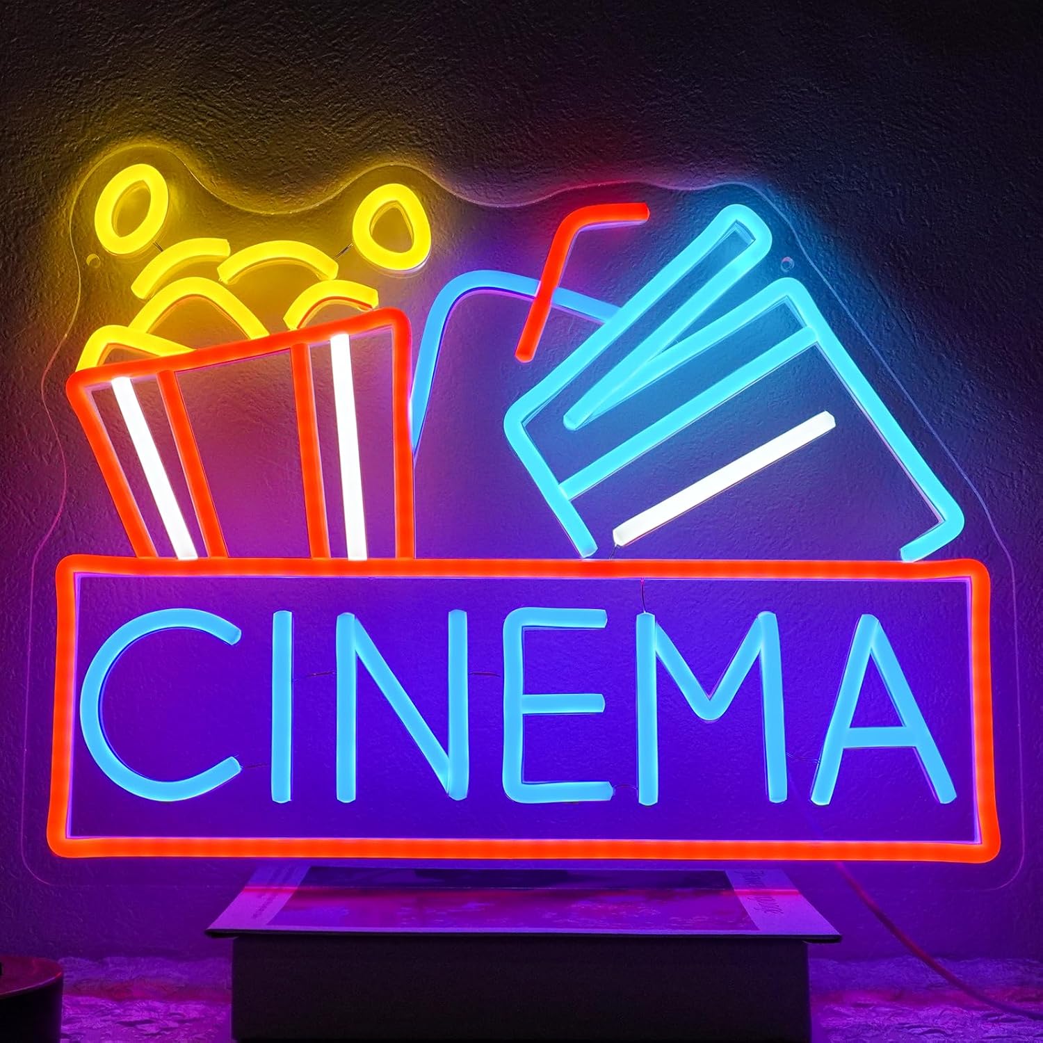 Home Cinema Design - سينما النيون USB بالطاقة LED عكس