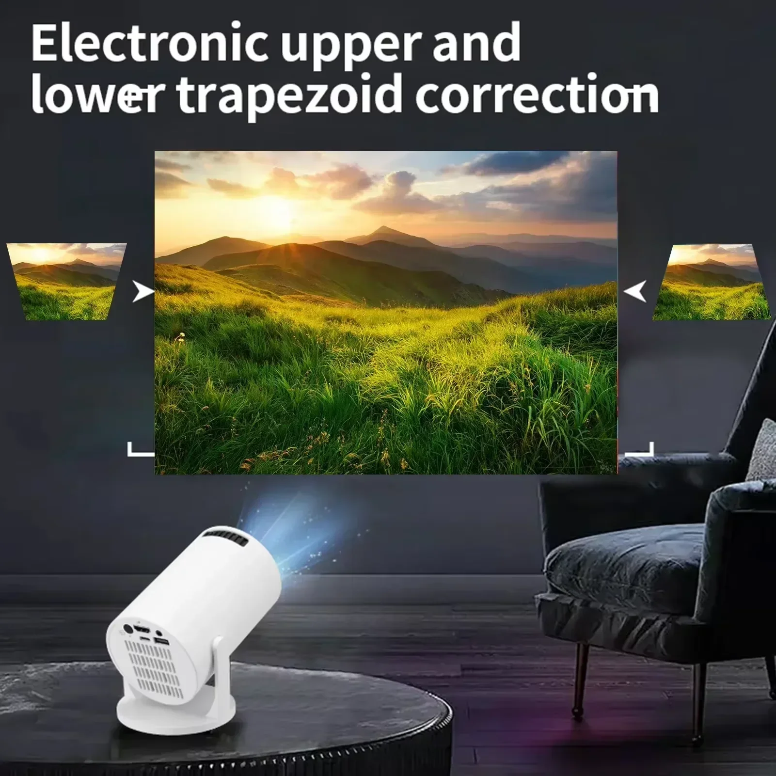 جهاز عرض ذكي جديد ميني HY300 ب - مراجعة Home Cinema Setup وسعره