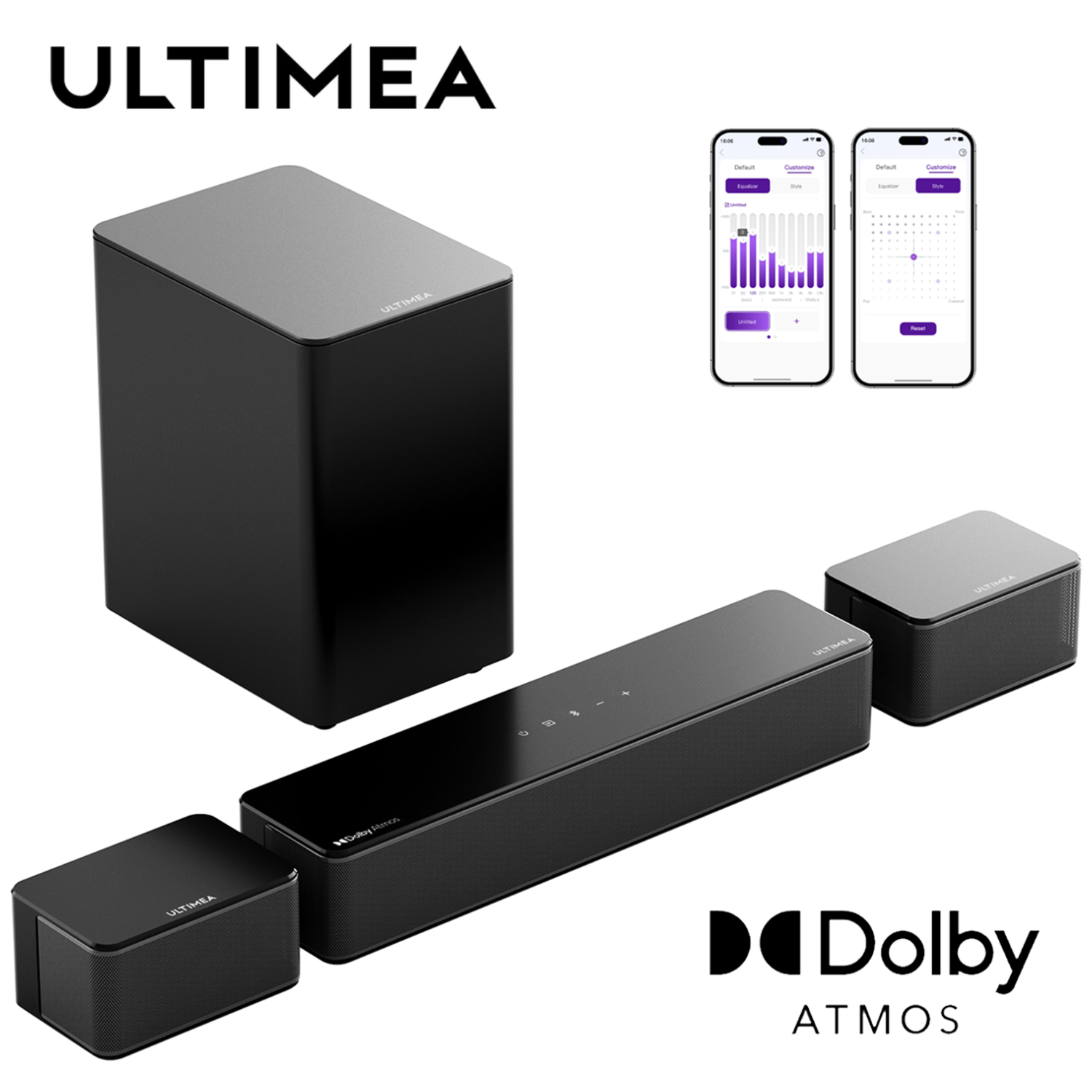 ULTIMEA مكبرات صوت تلفزيون فائ - مراجعة Home Cinema Ultimea وسعره