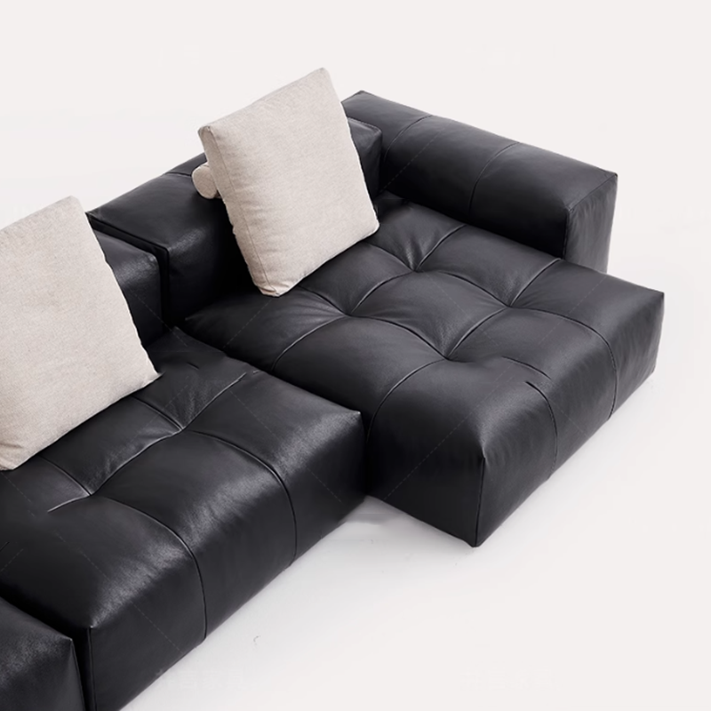 أريكة جلدية مضغوطة بسيطة فاخرة - مراجعة Home Cinema Design وسعره