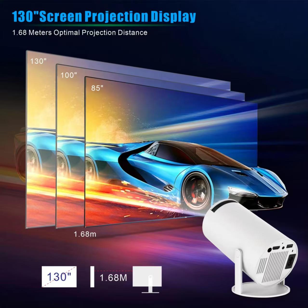 جهاز عرض محمول صغير HY300 بنظا - مراجعة Home Cinema Setup وسعره