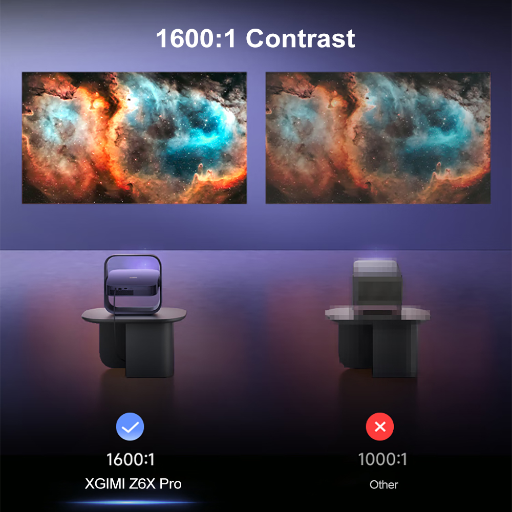 جهاز عرض XGIMI Z6X Pro DLP بدق - مراجعة Home Cinema Harman Kardon وسعره