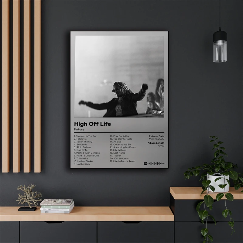 مغني الراب الهيب هوب روك صادق  - مراجعة Home Cinema Wall Art وسعره